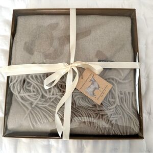 NIB Alashan 100% Cashmere Throw Blanket 50x70